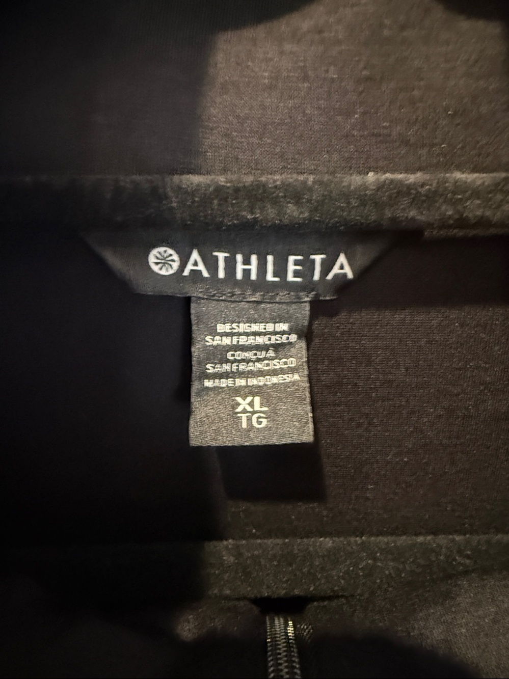 Athleta Black Allure Dress Size XL NWOT - Picture 3 of 7